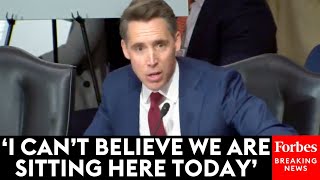 JUST IN Josh Hawley Claims Damning Report Was Deliberately Concealed From Congress [upl. by Bihas]