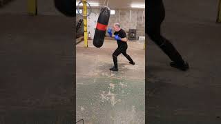 Supercharged heavy bag drills  use two punch combos with clean execution [upl. by Nnaed603]