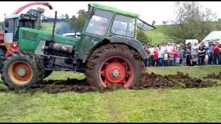 Deutz D10006 100 PS VS IHC 1255 125 PS beim Oldtimertreffen Hardt 2010mp4 [upl. by Akirdnwahs433]