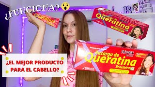 COMO RECUPERAR EL CABELLO CON LA RECRAGA DE QUERATINA NOVEX  Barbie Rojas [upl. by Ahtis]