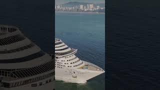 Preziosa cruise naviodecruzeiro cruiseship portodesantos travel cruiseliner msccruzeiros [upl. by Aid]