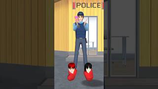 Baby grow more then police transmission 👿viral shortvideos sakuraschoolsimulator [upl. by Tsyhtema221]