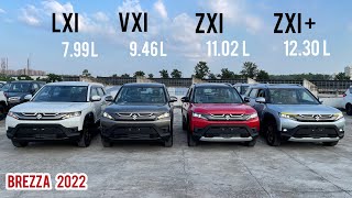 New Suzuki Brezza 2024 🔥 Variants Explained  Lxi vs Vxi vs Zxi vs Zxi  Full Detailed Comparison [upl. by Hal]