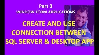 3 how to create connection string in window form application [upl. by Nnylak]