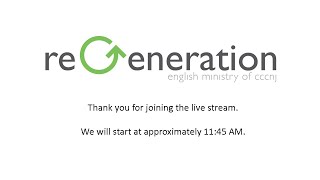 CCCNJ reGeneration Sunday Worship Service Jul 30th 2023 [upl. by Iran]