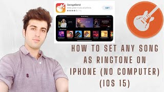 How to Set ANY Song as RINGTONE on iPhone No Computer  iOS 16 [upl. by Ottie]