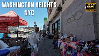 Washington Heights 181st New York City  4k  60fps Walking Tour [upl. by Whang791]