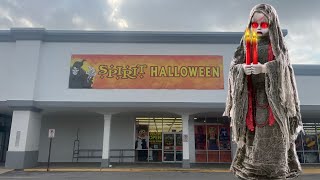 Spirit Halloween 2024 Panama City Beach Florida inside of an abandoned Tuesday Morning [upl. by Grondin]