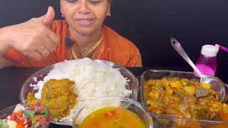 BIGBITES EATING RICE WITH MUTTON LUNG CURRY TOK DALLOTE JHURI।। [upl. by Ener738]