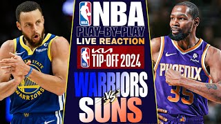 🔴LIVE NBA WARRIORS vs PHOENIX SUNS │ NBA Basketball Game PlayByPlay Reaction amp Scoreboard [upl. by Daas]