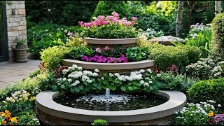 Garden decoration  flower beds and ornamental plants [upl. by Tatia961]