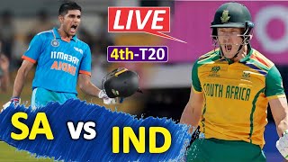 India vs South Africa 4th T20  Live Cricket Match Today  IND vs SA Live Match Today  IND vs SA [upl. by Gweneth]