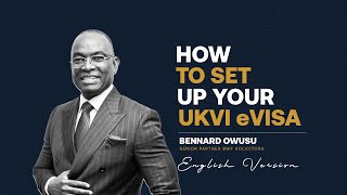 How to set up your UKVI eVisa Account English Version [upl. by Ennaylloh]