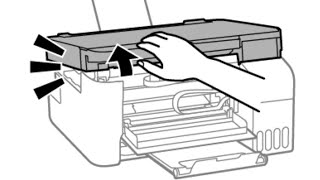 EPSON L3210 L3250 L3151 L3260 SCANER COVER OPEN [upl. by Yecal]