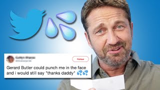 Gerard Butler Reads Thirst Tweets [upl. by Alfeus350]