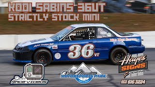 Kodi Sabins 36VT  Strictly Stock Mini  5th Place  White Mountain Motorsports Park  92824 [upl. by Dhumma698]