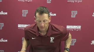 Fordham Football  Lafayette postgame [upl. by Aneehsyt279]