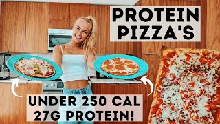 HIGH PROTEIN LOW CALORIE PIZZA FOR ABS AND WEIGHT LOSS Healthy junk food recipes Macro friendly [upl. by Namdor]