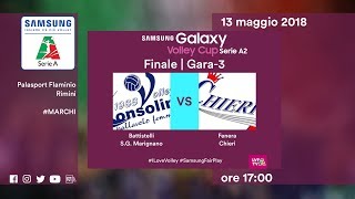 SG Marignano  Chieri  Gara3  Finale PlayOff Promozione  Samsung Galaxy Volley Cup Serie A2 [upl. by Ennahgiel656]