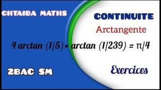 Fonction arctangente Exercices 2 2Bac SM biof [upl. by Silado260]