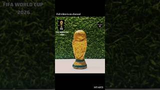 How to make fifa world cup trophy how to make trophy 3d pen printed trophy fifaworldcup MTARTS [upl. by Love994]