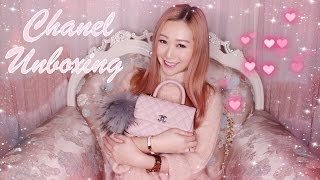 CHANEL COCO HANDLE 👛 ROSE MINI  SMALL 17C 2017  CHIT CHAT UNBOXING FIRST IMPRESSION amp REVIEW 🦄 [upl. by Eleen]