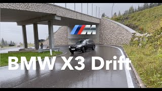 BMW X3 M40d Passo Pordoi Drift POV [upl. by Dag]