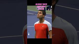 Alcaraz Tiafoe Us Open Incredible Point [upl. by Auliffe]