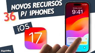 36 Novas Funções e Mudanças Incríveis do iOS 17 p seu iPhone [upl. by Asa]