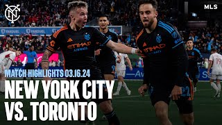 Match Highlights  New York City FC 21 Toronto FC [upl. by Massab]