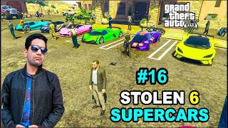 STEELING 6 SUPERCARS FROME RICH PERSON  GTA 5 GAMEPLAY 16 [upl. by Adnohsirk603]