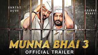 Munna Bhai 3 Movie Official Announcement  Munna Bhai 3 Movie Official Trailer Update  Sanjay Dutt [upl. by Ainattirb964]