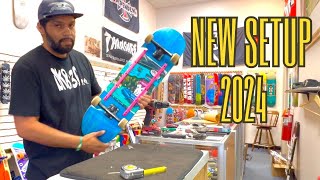 New Skateboard Setup 2024  At AMOR Skate Shop [upl. by Crosse]