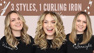 3 ways to curl you hair 1 curling iron  KayleyMelissa [upl. by Asen]