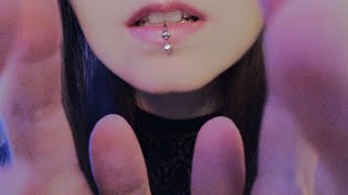 ASMR Ear to Ear CloseUp Pure Mouth Sounds  Touching Your Face [upl. by Cathi393]