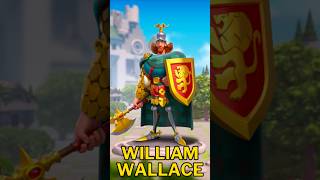 William Wallace Skill Animation  Rise of Kingdoms [upl. by Dodie]