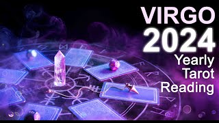 VIRGO 2024 YEARLY TAROT READING quotMILESTONES PROGRESS amp NEW DOORS ARE OPENING FOR YOU VIRGOquot tarot [upl. by Leasia]