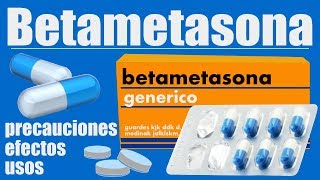 BETAMETASONA para que sirve efectos dermatitis eczema prurito despellejamiento de la piel [upl. by Oettam]