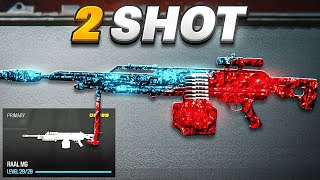 new 2 SHOT RAAL MG is META in WARZONE 4 😲 Best RAAL MG Class Setup  BO6 [upl. by Aicissej]