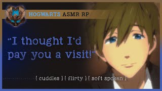 Ravenclaw boyfriend sneaks into your dormitory ASMR RP M4A 🪄 cuddles flirty soft spoken [upl. by Heringer]