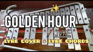 GOLDEN HOUR  JVKE  LYRE COVER  LYRE CHORDS 2024  SIMPLE LYRE CHORDS [upl. by Chic]