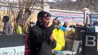 Stanzin Chospel requested Ruling Party to come and support the Demand of Ladakh [upl. by Yert104]