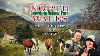 North Wales Snowdonia National Park A Day Hiking  Pipes Heights and Ponies [upl. by Afatsum136]