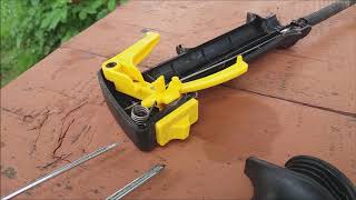 Yard Trimmer Repair Handle Spring Fix  Grass Trimmer [upl. by Asher]