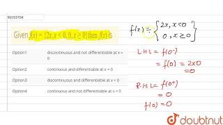 Given fx2xxlt0 0xge0quotthen quotfx is [upl. by Ridgley]