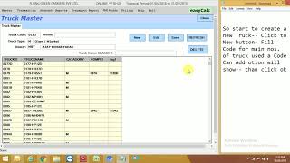 easy Software ServicesNew Truck Create [upl. by Crosse]
