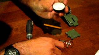 How to repair a US military or other lensatic compass in 5 minutes [upl. by Orel]