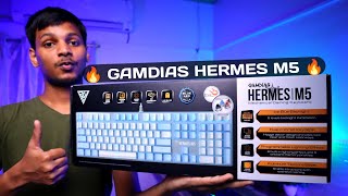 GAMDIAS HERMES M5  M5A Mechanical keyboard Review [upl. by Leibrag]