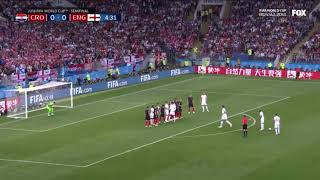 Kieran Trippier Goal In The World Cup Semi Finals [upl. by Naletak]