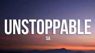 Sia  Unstoppable Lyrics Slowed amp Reverb [upl. by Tayib737]